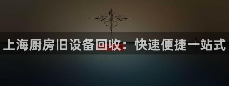 ag尊龙凯时集团：上海厨房旧设备回收：快速便捷一站式