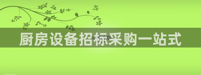 尊龙凯时网站怎么样：厨房设备招标采购一站式