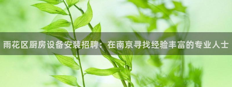 尊龙手机官方客户端下载：雨花区厨房设备安装招聘：在南京寻找经